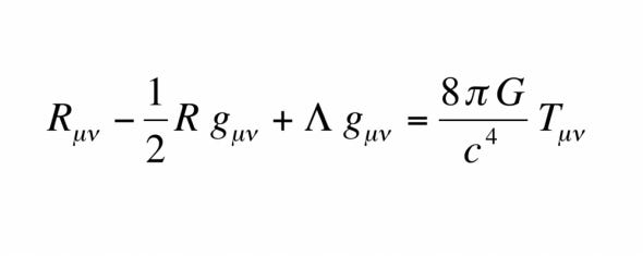 Relativity d'Einstein equation en guise d'image d'illustration