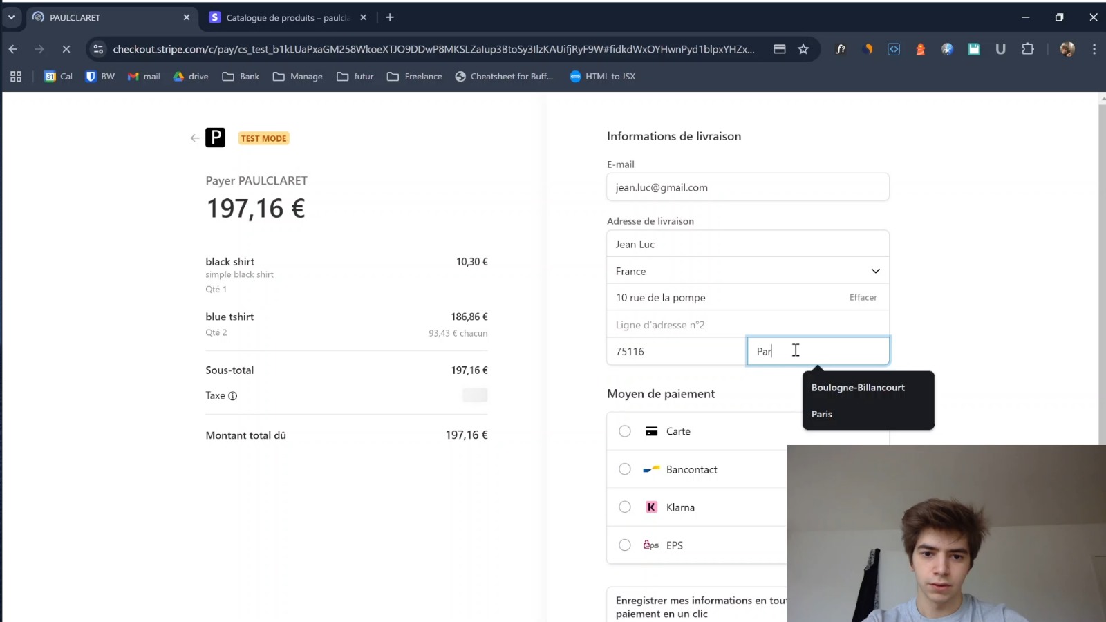 front_page of my ecomerce store