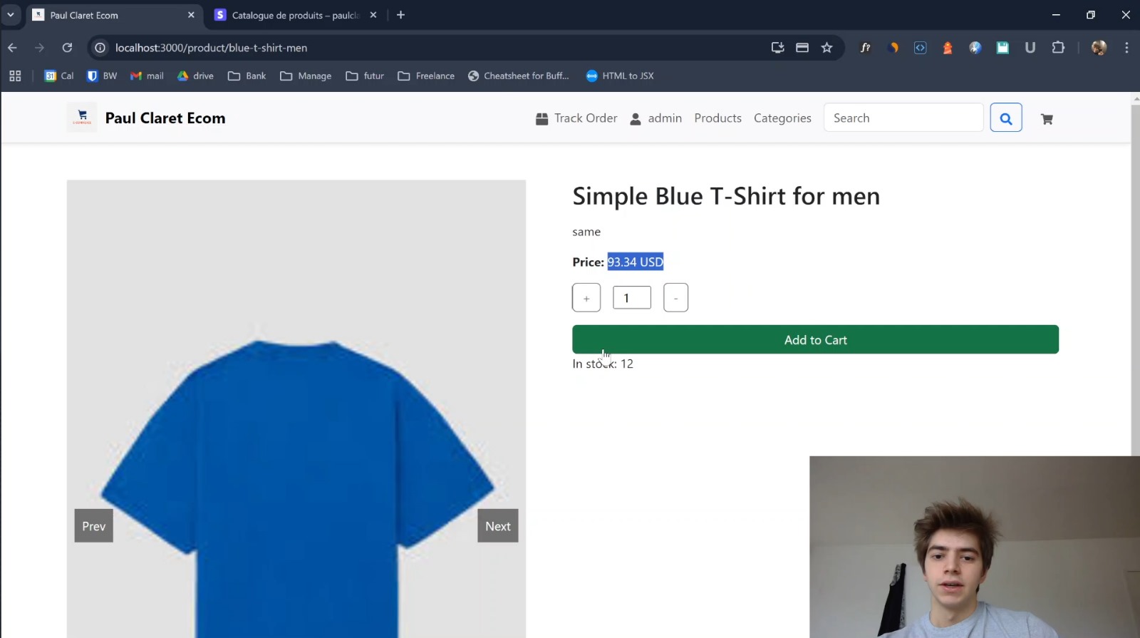 front_page of my ecomerce store