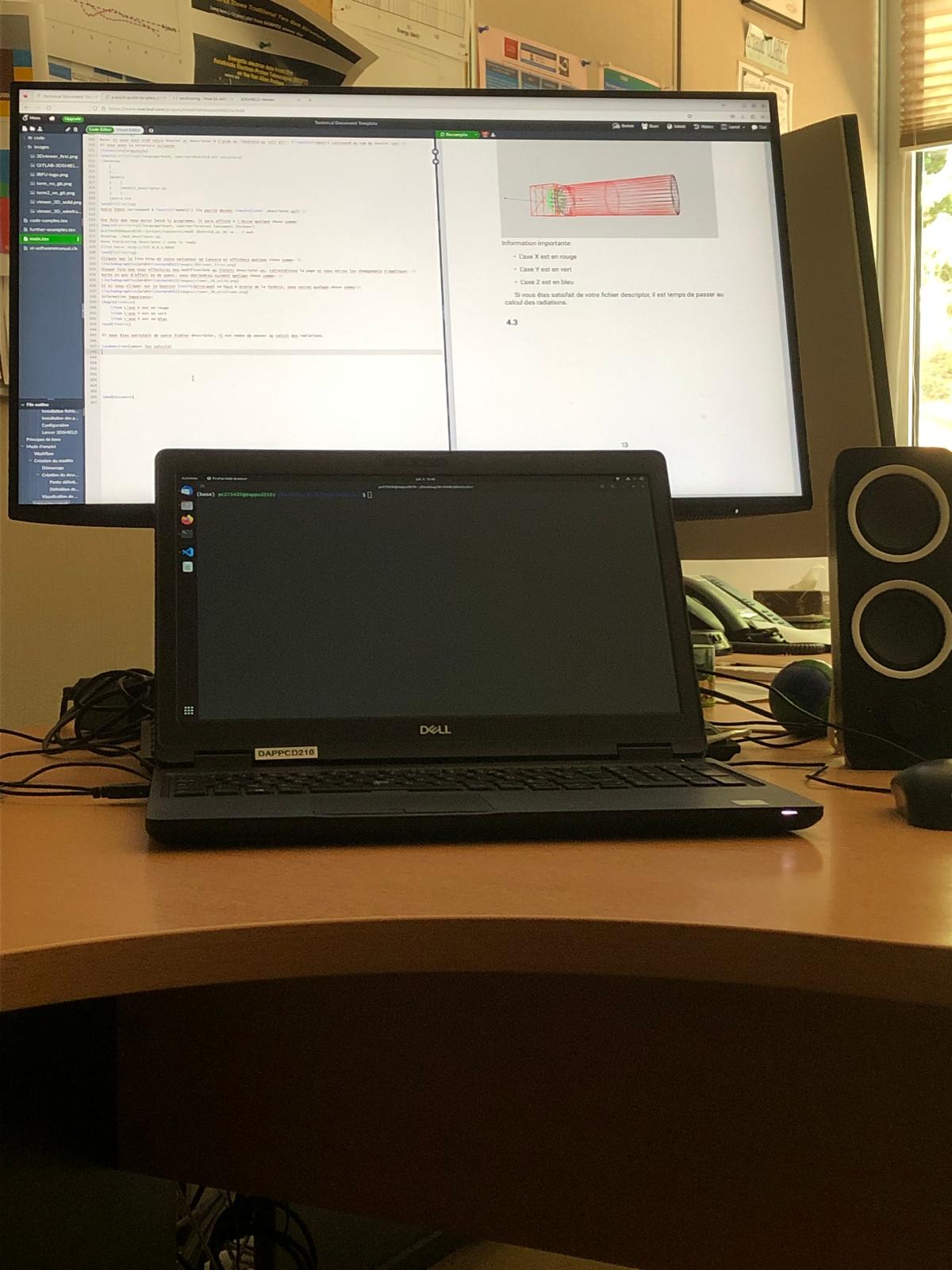 Radiation dosage map inside of a satelite